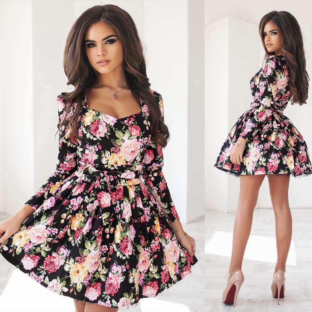 Gorgeous flower baby doll dress